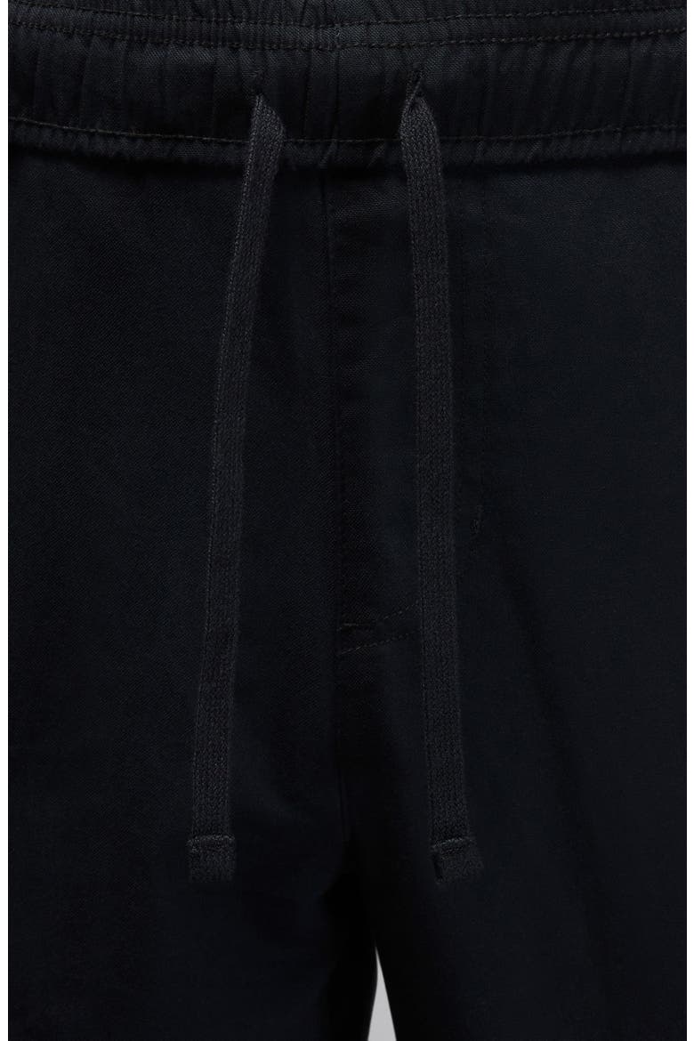 Elastic Waist Woven Pants, Alternate, color, BLACK/ ANTHRACITE