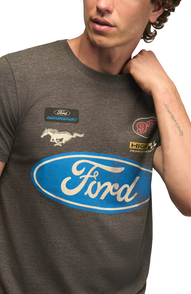 Lucky Brand Ford Racing Cotton Blend Graphic T-Shirt, Alternate, color, 