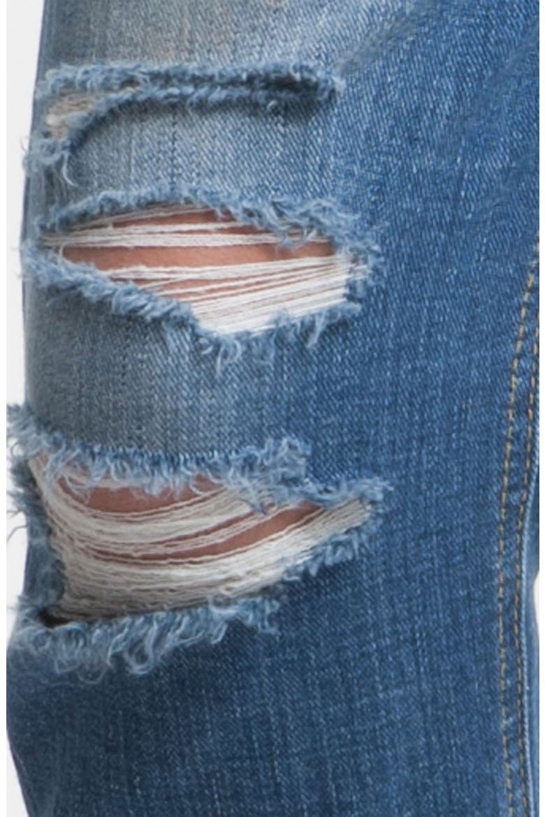 'Easy Fit' Destroyed Crop Jeans, Alternate, color, PENELOPE