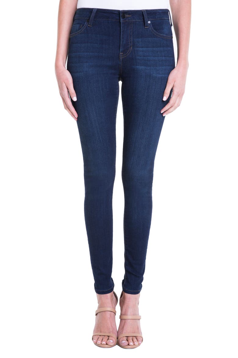 Abby Skinny Jeans, Main, color, DOHENY DARK
