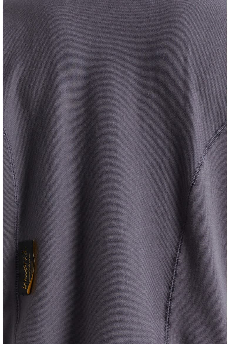 x Champion Short Sleeve Cotton Fleece Sweatshirt, Alternate, color, GRAY PURPLE