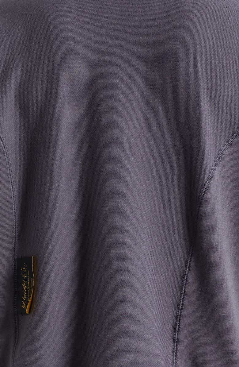 Undercover x Champion Short Sleeve Cotton Fleece Sweatshirt, Alternate, color, Gray Purple