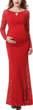 Kimi & Kai Bella Maternity Mermaid Maxi Dress