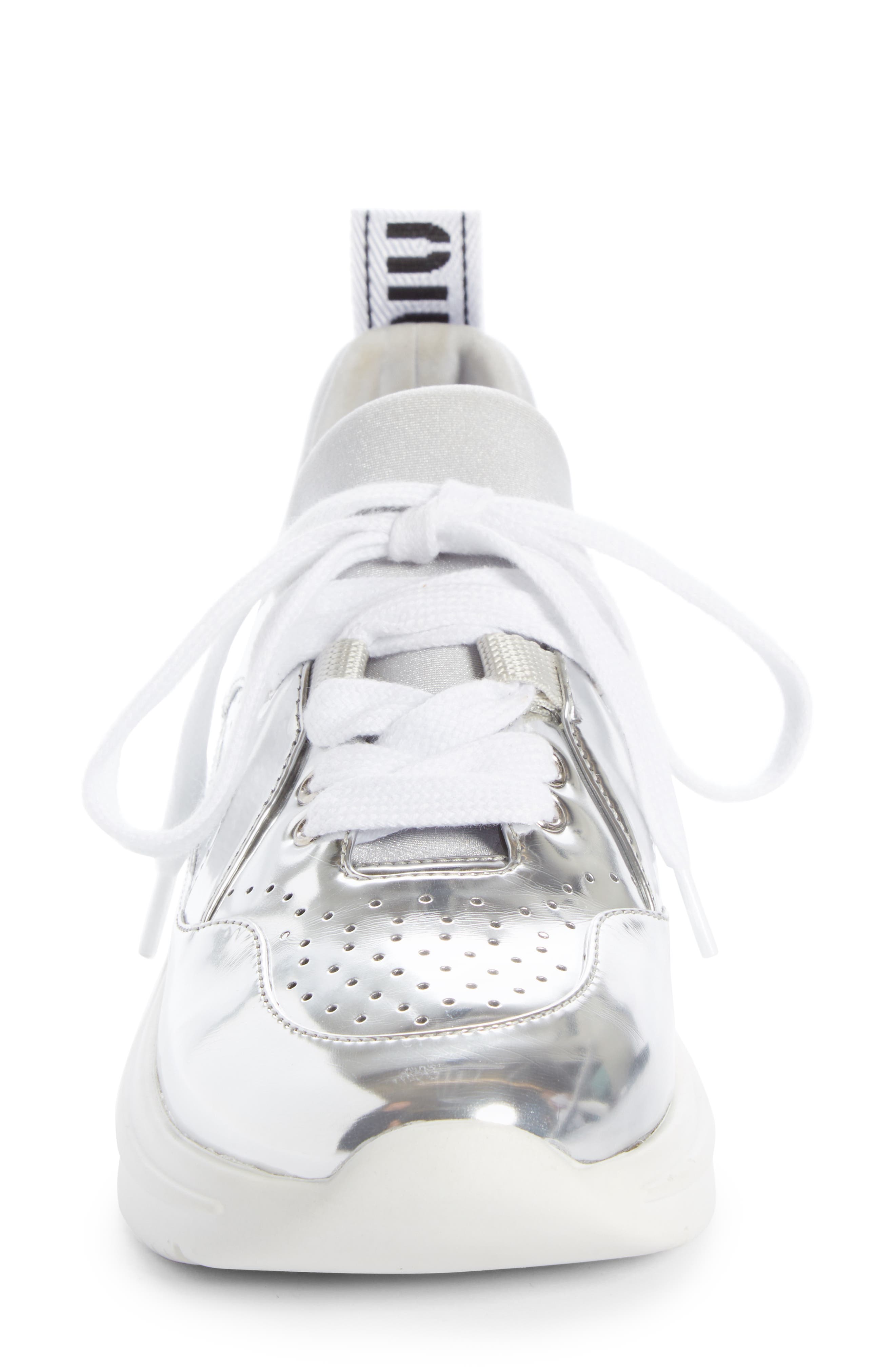 Miu Miu Logo Sole Sneaker, Alternate, color, 