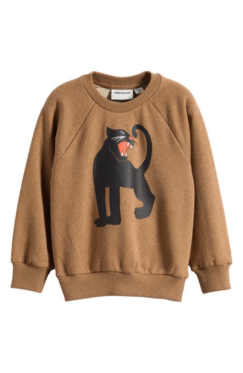 Kids' Panther Melange Graphic Sweatshirt