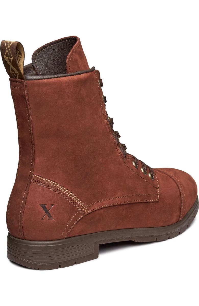 Xena Workwear Spice Steel Toe Combat Safety Boot, Alternate, color, Auburn