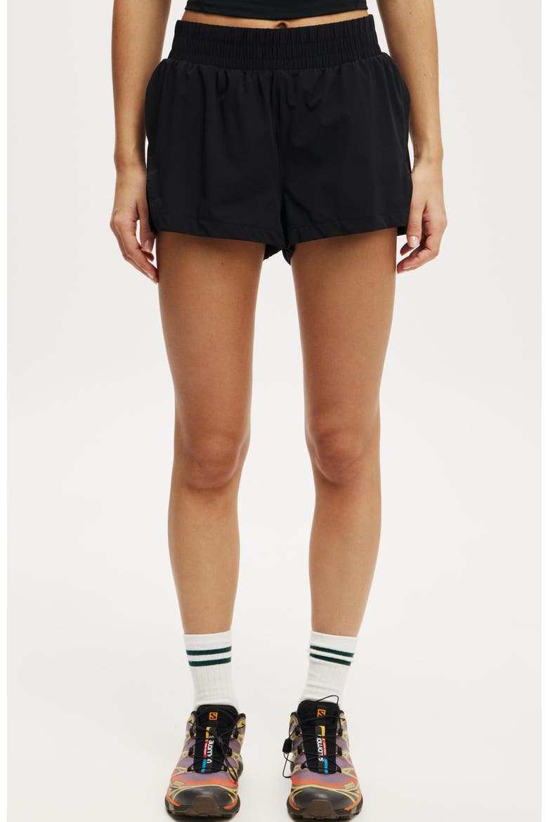 Women's Active On The Fly Curve Short, Main, color, Black