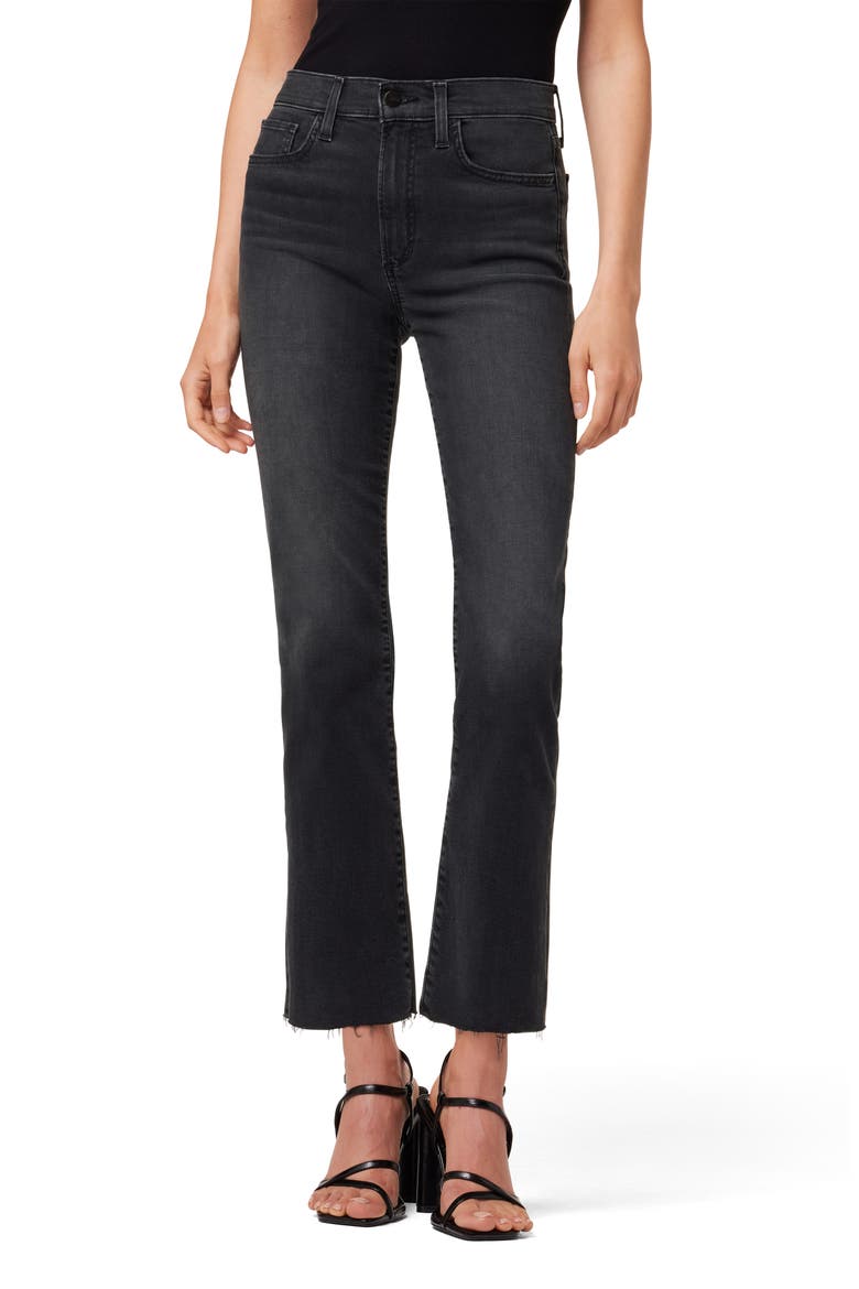 The Callie Raw Hem Crop Bootcut Jeans, Main, color, DELPHINE