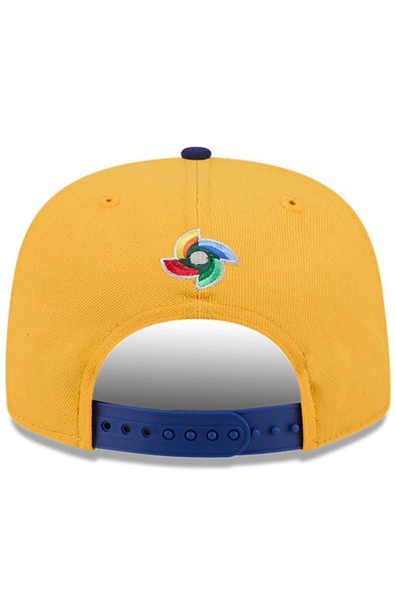 New Era Men's New Era  Yellow/Blue Colombia Baseball 2026 World Baseball Classic 9FIFTY A-Frame Snapback Hat, Alternate, color, Yellow