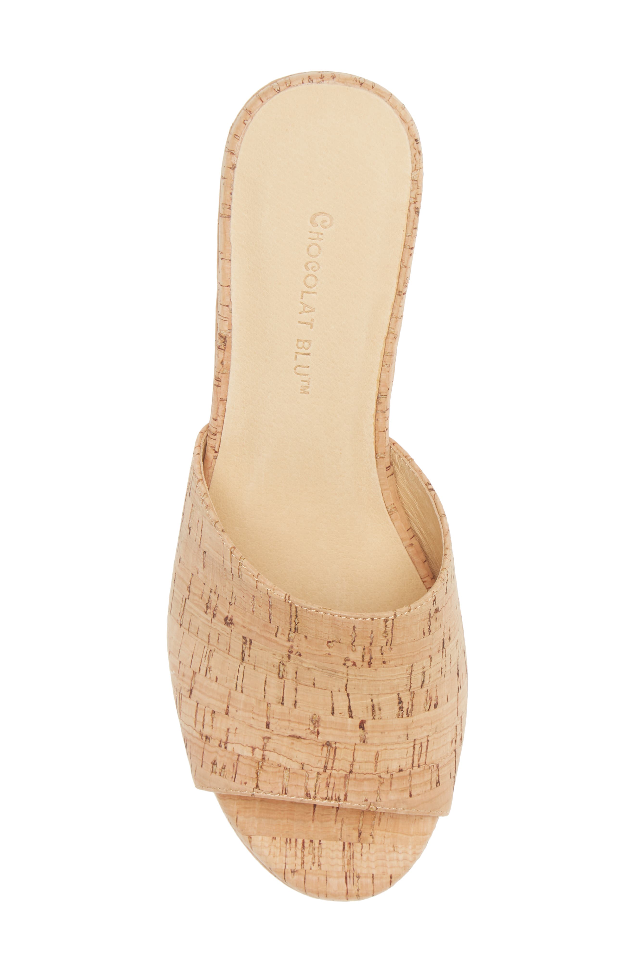 Golden Platform Sandal, Alternate, color, CORK