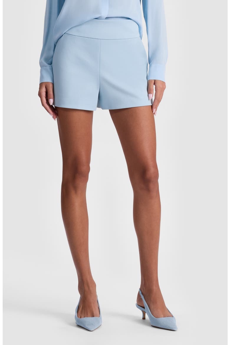 Donald High Waist Shorts, Main, color, CAROLINA BLUE