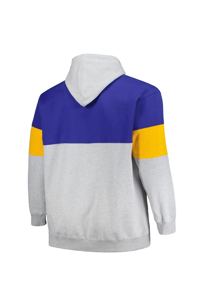 Men's Fanatics Branded Royal/Gold Golden State Warriors Big & Tall Pullover Hoodie, Alternate, color, Royal