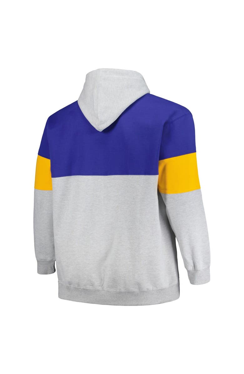 FANATICS Men's Fanatics Branded Royal/Gold Golden State Warriors Big & Tall Pullover Hoodie, Alternate, color, Royal