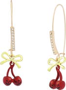 Betsey Johnson Spooky Cherry Earrings