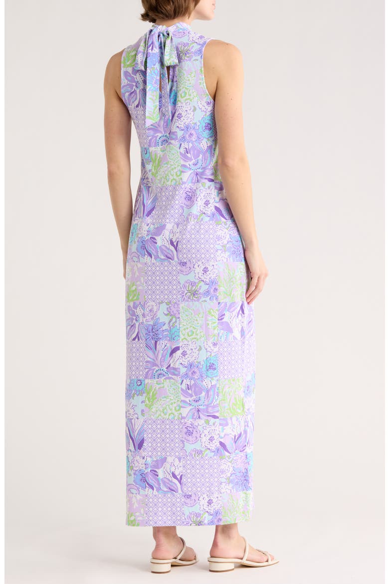 Wellington Sleeveless Maxi Dress, Alternate, color, MULTI JUICY STORY PATCH