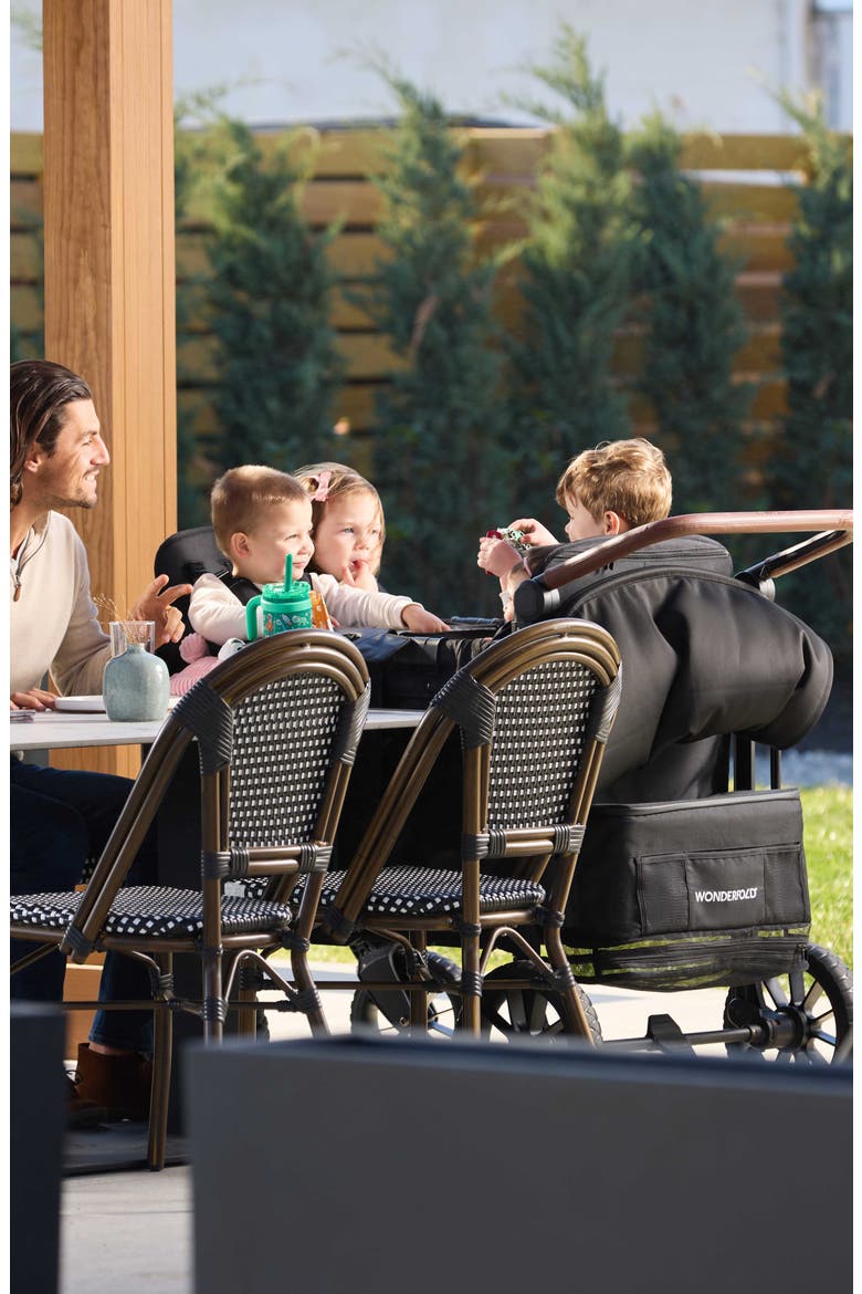 W4 Luxe Pro 4-Passenger Multifunctional Stroller Wagon, Alternate, color, GRAY