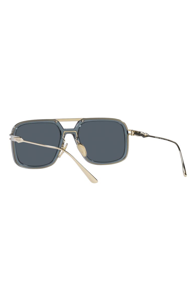 Prada 55mm Polarized Square Sunglasses, Alternate, color, 