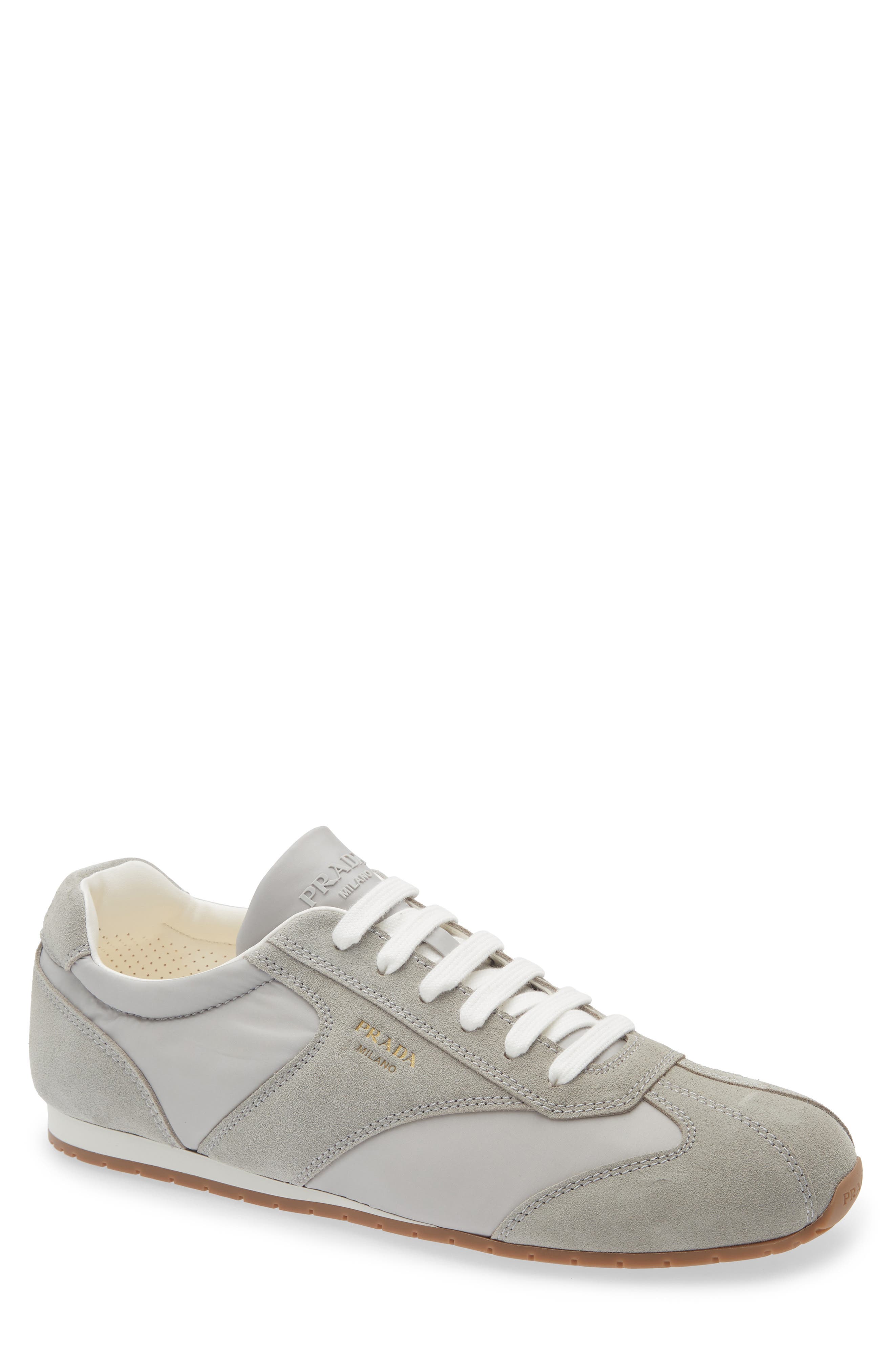 Prada Low Profile Sneaker, Main, color, Nube