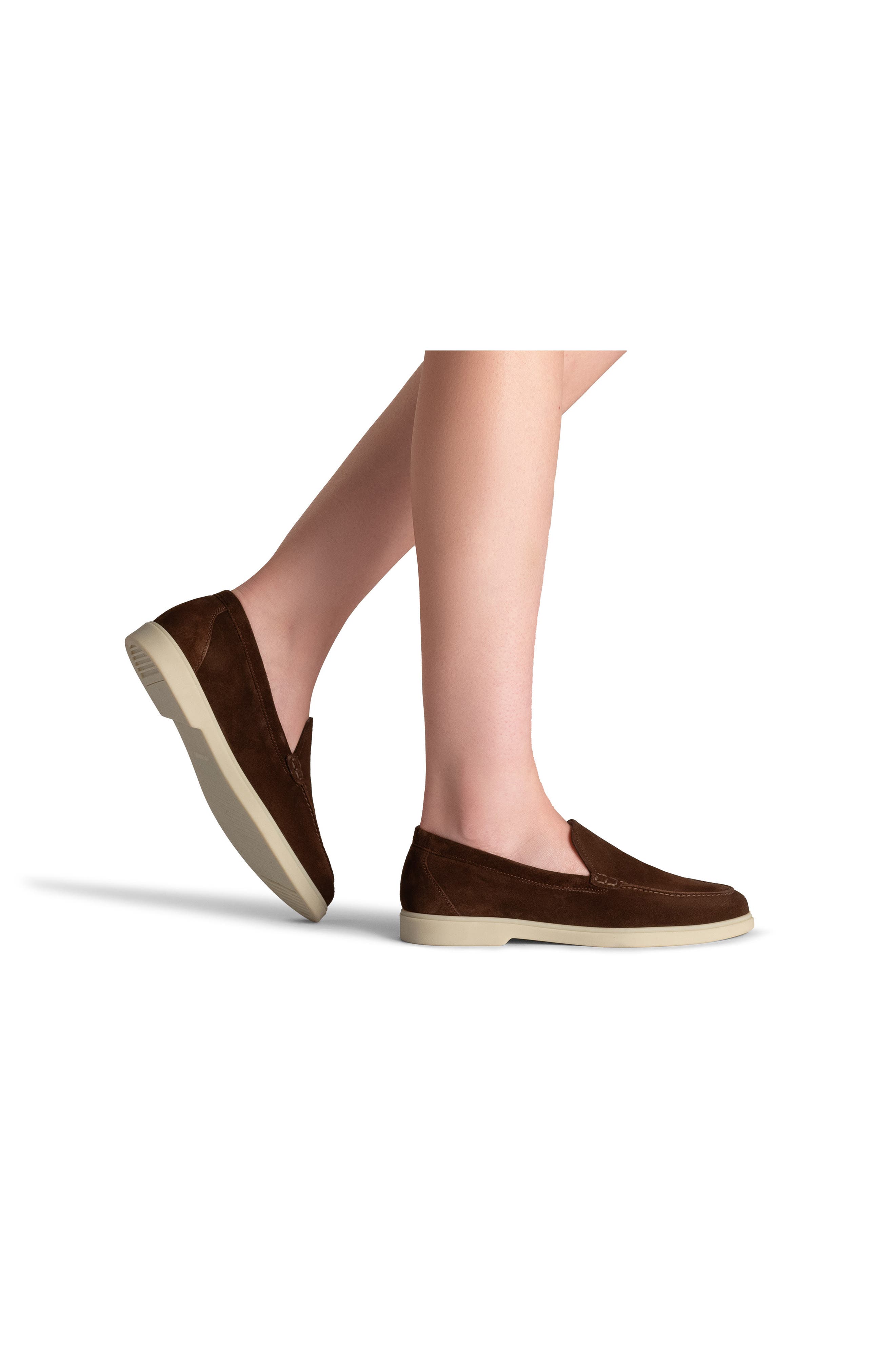 Magnanni Sophie Loafer, Alternate, color, Brown Suede