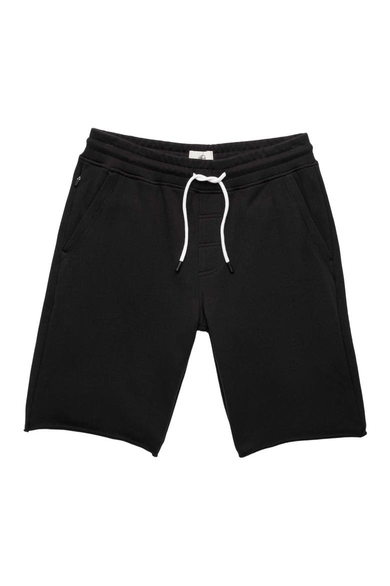 Sailor Drawstring Terry Short, Main, color, Black