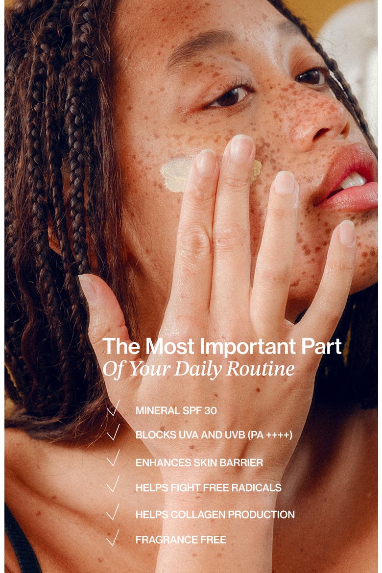 The One Daily Sun Cream SPF 30 Mineral Sunscreen (Nordstrom Exclusive), Alternate, color, NO COLOR