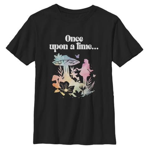 Boy's Descendants Wicked Wonderland Watercolor Once Upon a Time  Graphic T-Shirt