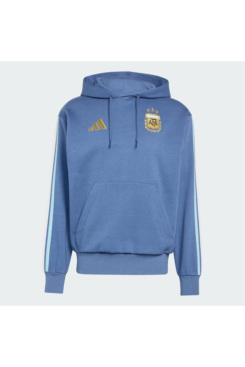 Men's adidas  Blue Argentina National Team FIFA x World Cup Alphaskin Fleece Hoodie, Main, color, Blue