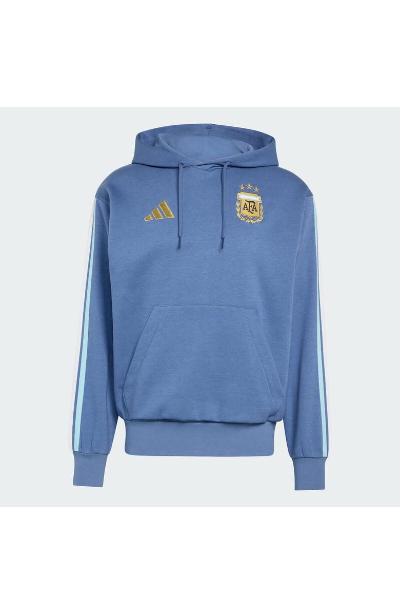 adidas Men's adidas Blue Argentina National Team FIFA x World Cup Alphaskin Fleece Hoodie, Main, color, Blue