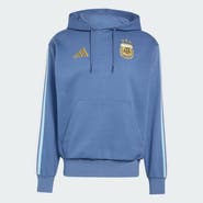 adidas Men's adidas  Blue Argentina National Team FIFA x World Cup Alphaskin Fleece Hoodie