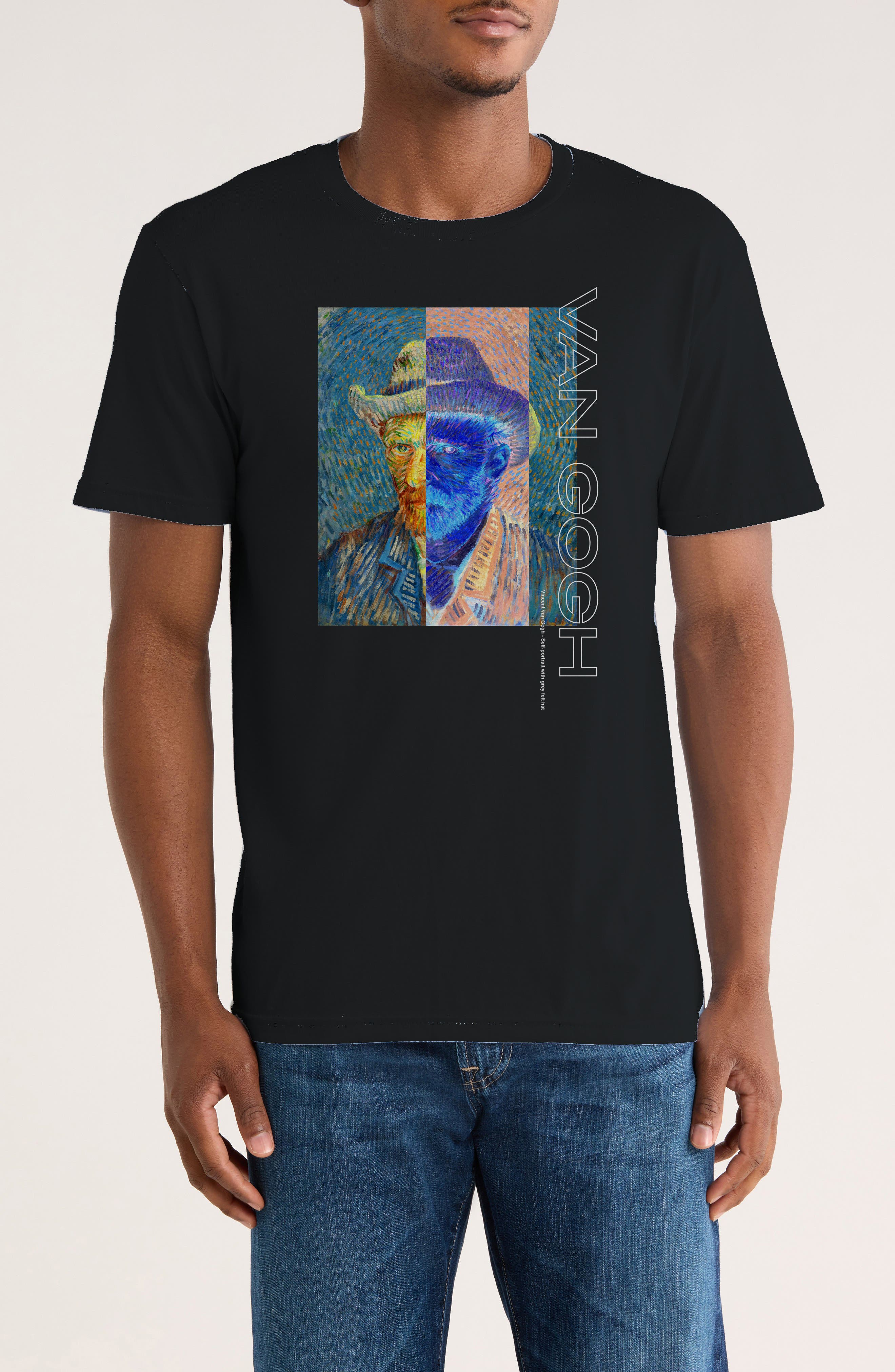 Monster Digital Van Gogh Self Portrait Graphic T-Shirt