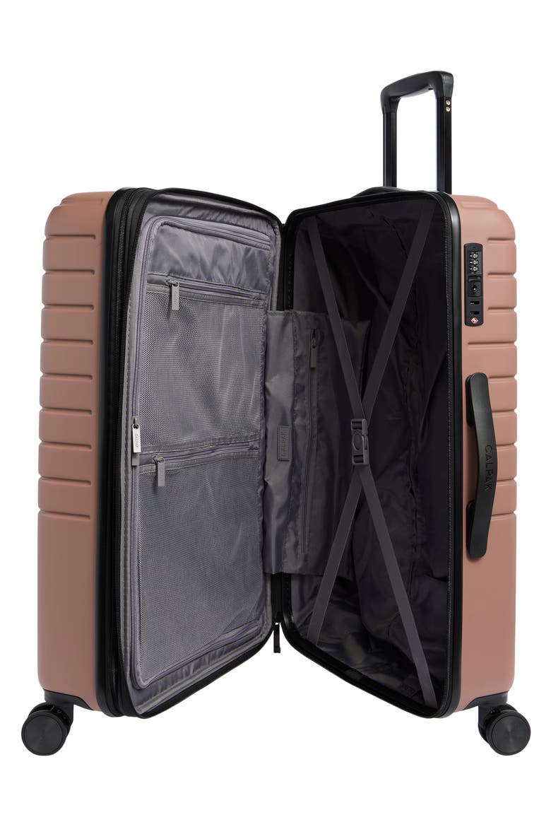 Linley 24-Inch Hardside Spinner Luggage, Alternate, color, MILK CHOCOLATE