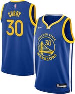 Nike Youth Nike Stephen Curry Royal Golden State Warriors Swingman Jersey - Icon Edition