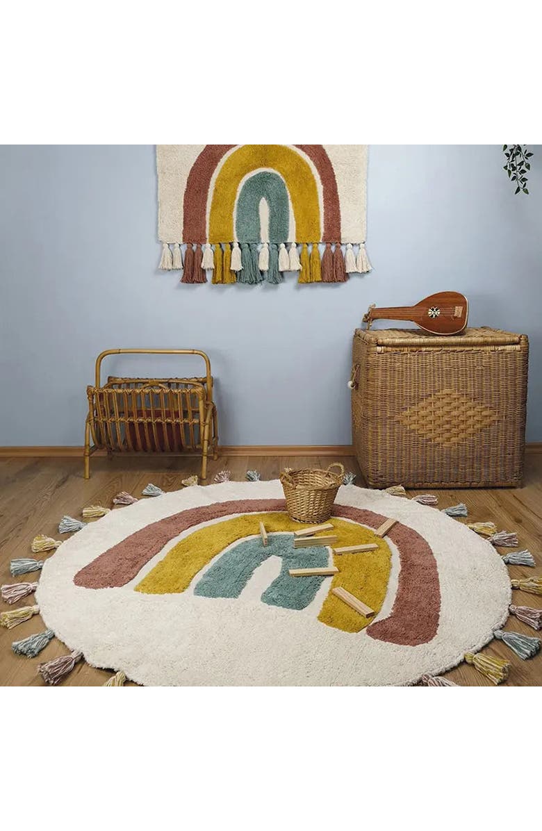 Nattiot Rug Rainbow, Alternate, color, Multi