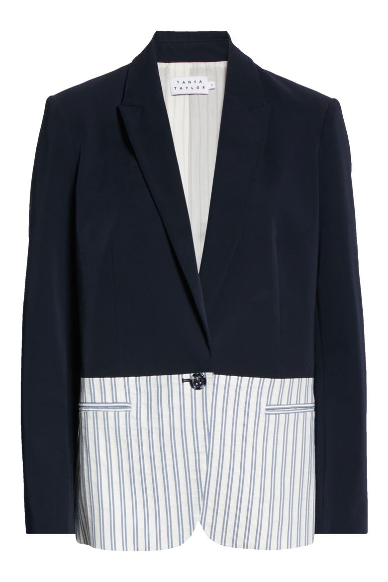 Darwin One Button Blazer, Alternate, color, NAVY