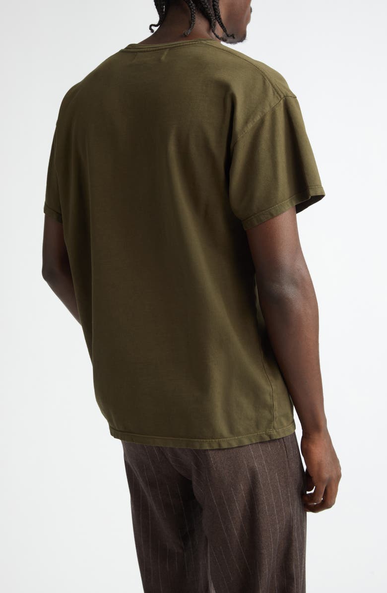 The Elder Statesman Pica Cotton & Cashmere T-Shirt, Alternate, color, 303 New Olive