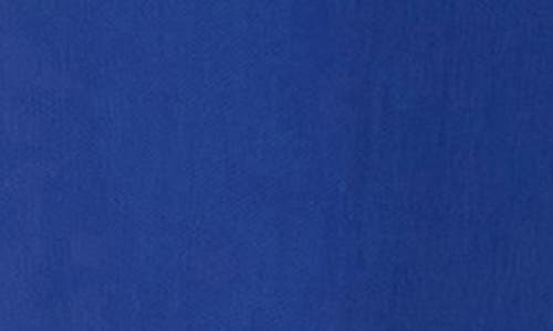 Shop Fifteen Twenty Serewna Asymmetric Strap Midi Dress In Marine Blue
