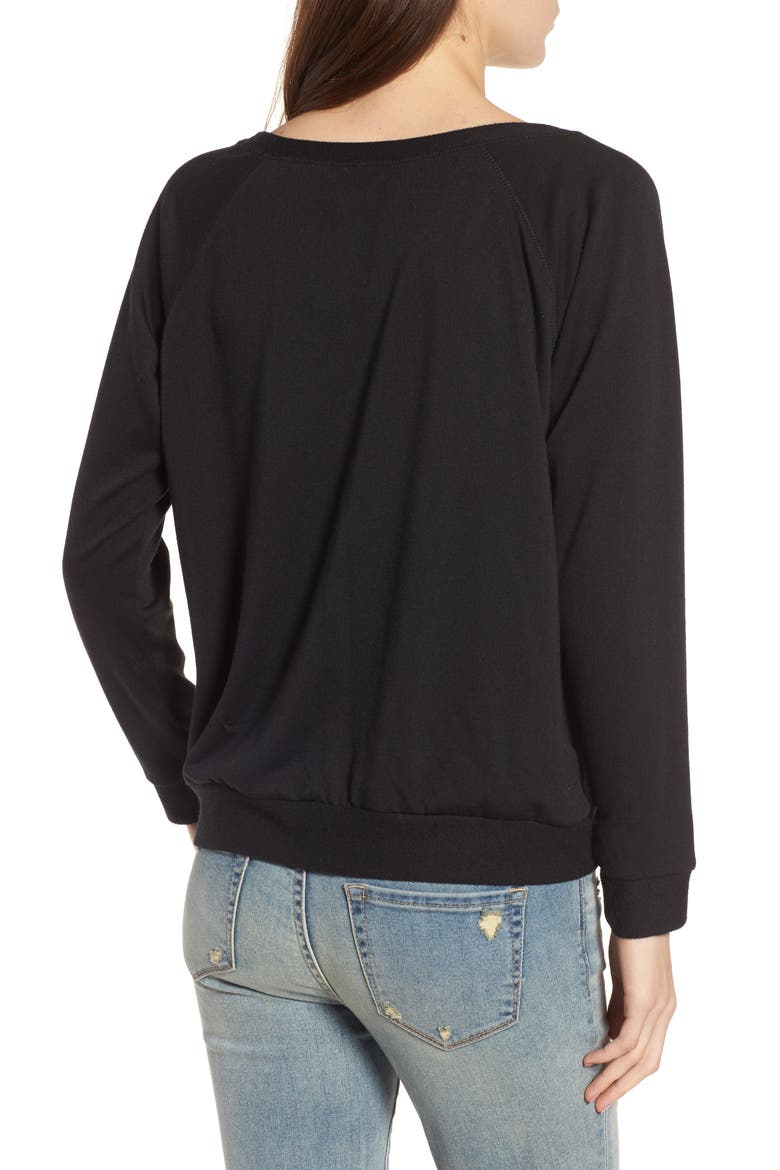 #SquadGoals Sweatshirt, Alternate, color, BLACK