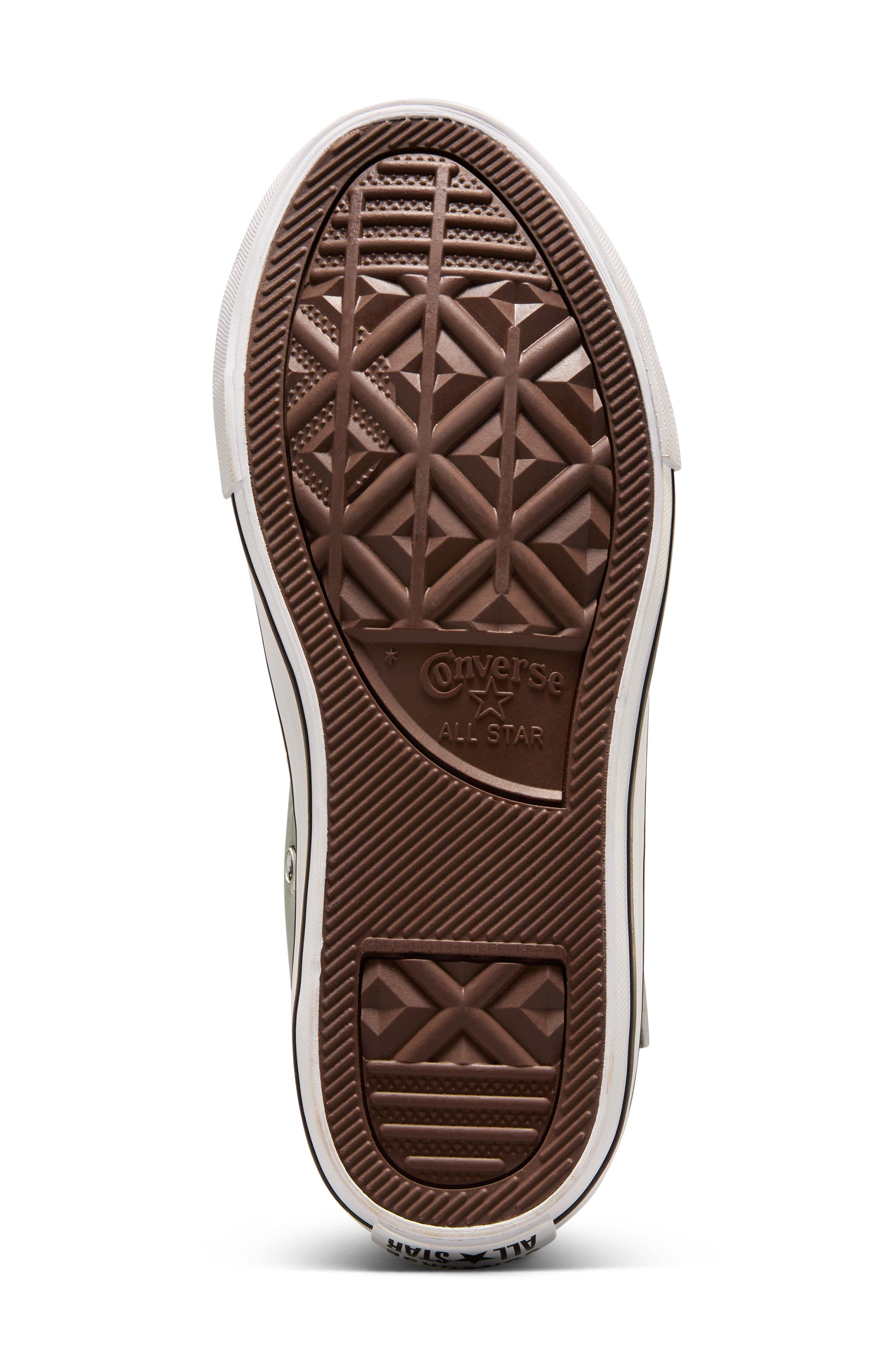 Converse Kids' Chuck Taylor<sup>®</sup> All Star<sup>®</sup> 1V High Top Sneaker, Alternate, color, Silver/White/Silver