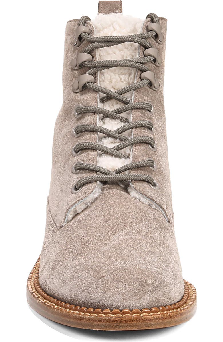 Vince Cabria 3 Genuine Shearling Lined Combat Boot, Alternate, color,