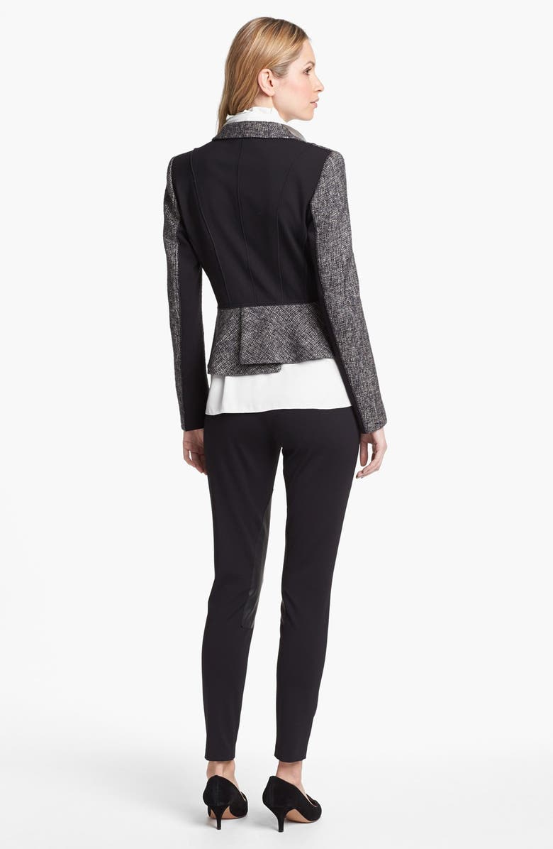 Elie Tahari 'Minka' Metallic Tweed Jacket, Alternate, color,