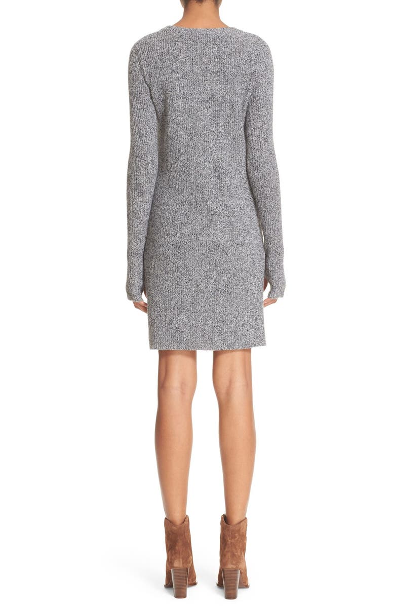 Current/Elliott 'The Easy Sweater' Wool & Cashmere Sweater Dress, Alternate, color,
