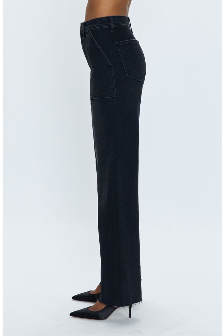 Penny Wide Leg Utility Jeans, Alternate, color, COLLINS