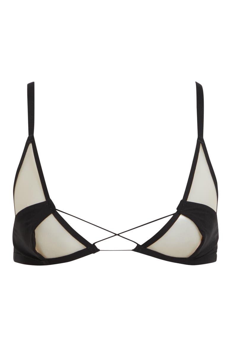Intimo Bikini Top, Main, color, BLACK / NATURAL
