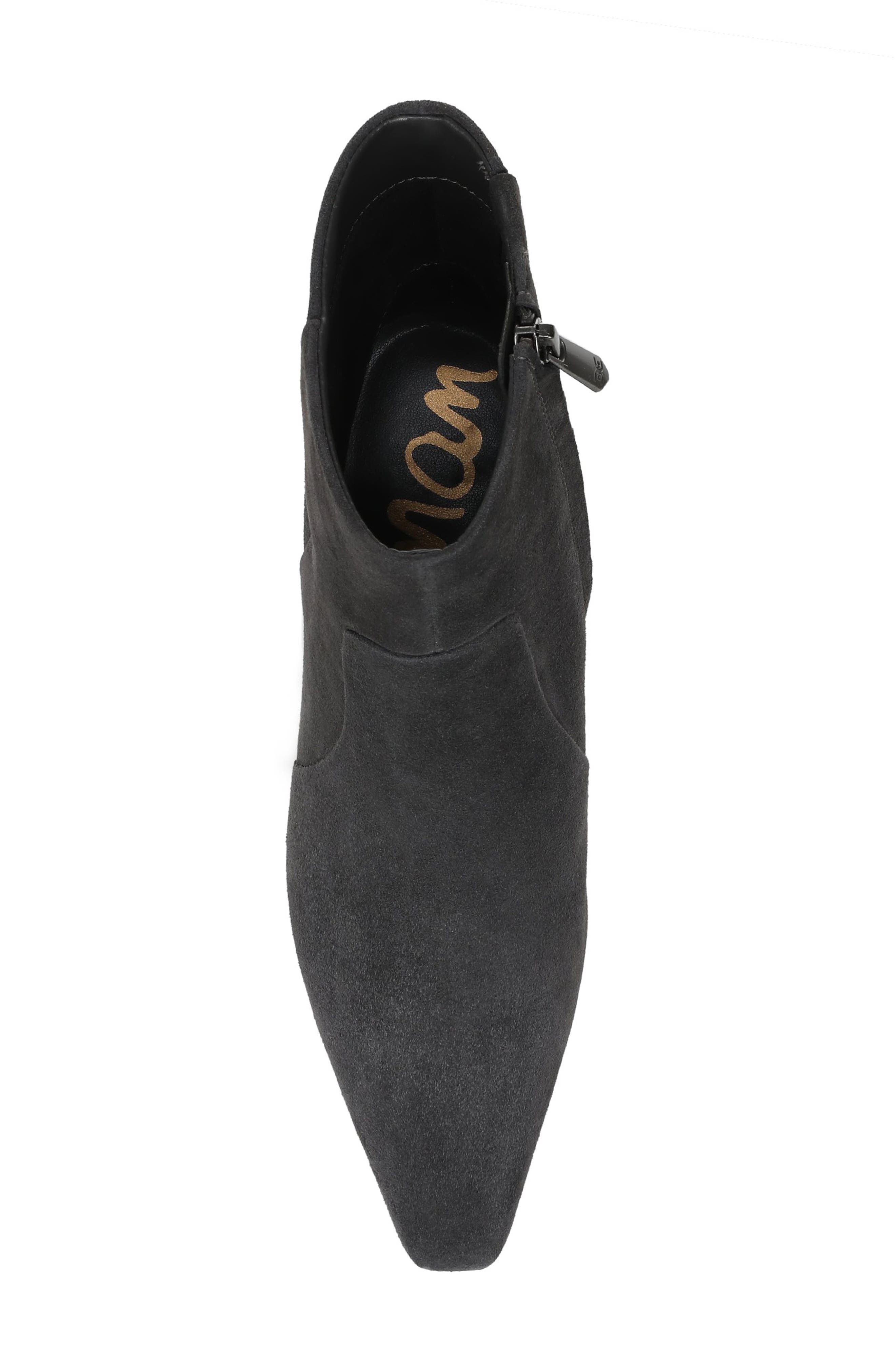 Scottie Block Heel Bootie, Alternate, color, GRAPHITE GREY