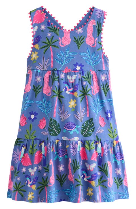 Kids' Cross Back Cotton Jersey Dress (Toddler, Little Kid & Big Kid)