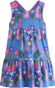 Mini Boden Kids' Cross Back Cotton Jersey Dress