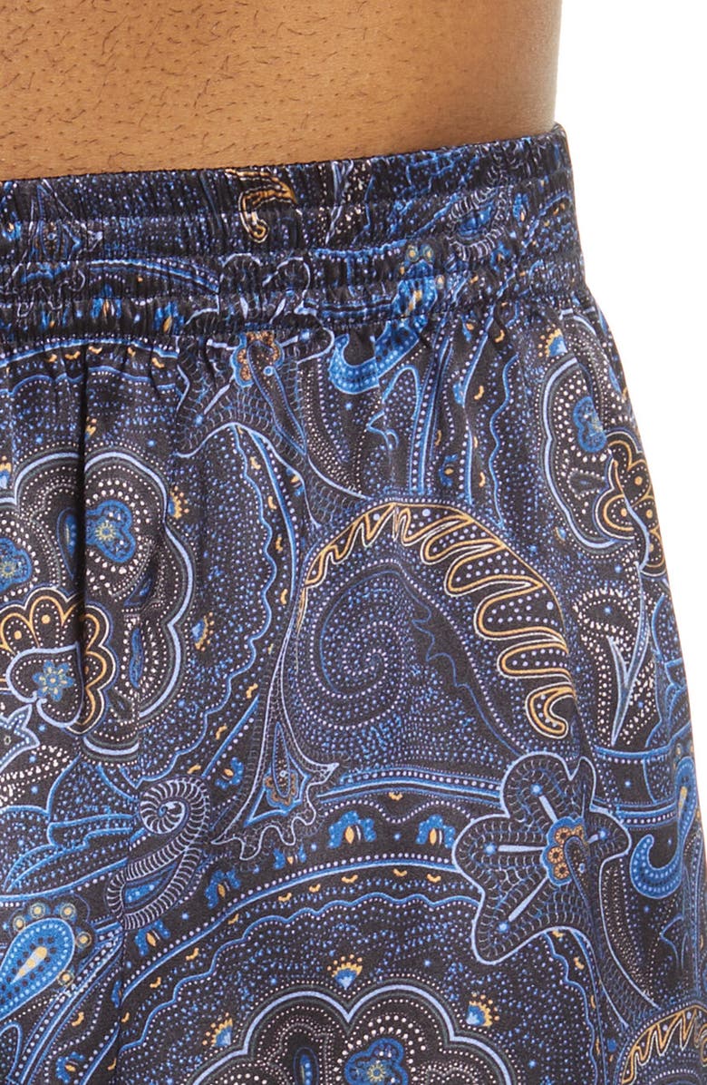 Majestic International Paisley Silk Boxers, Alternate, color,