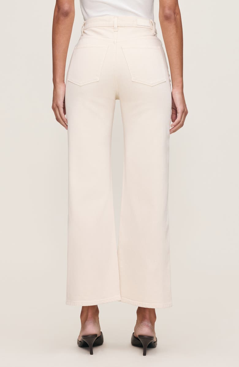 DL1961 Karmine Refined SculptSystem High Rise Wide Leg Jeans, Alternate, color, Flax