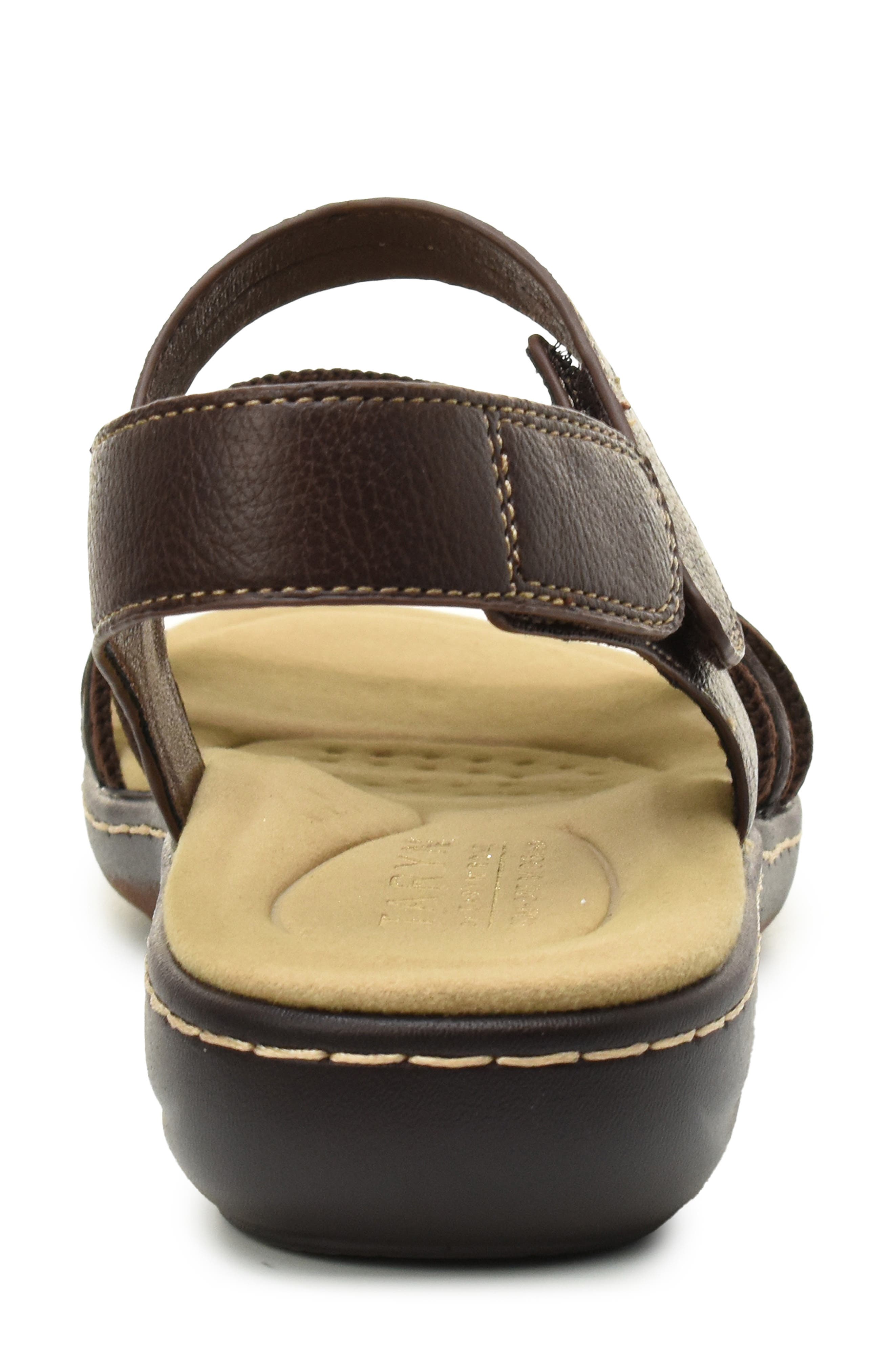 Taryn Rose Slingback Sandal, Alternate, color, Dark Brown