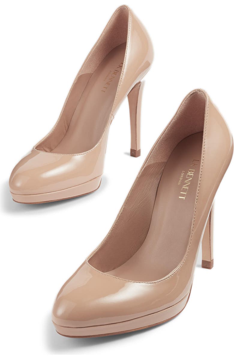 LK Bennett Sledge Platform Pump, Alternate, color,